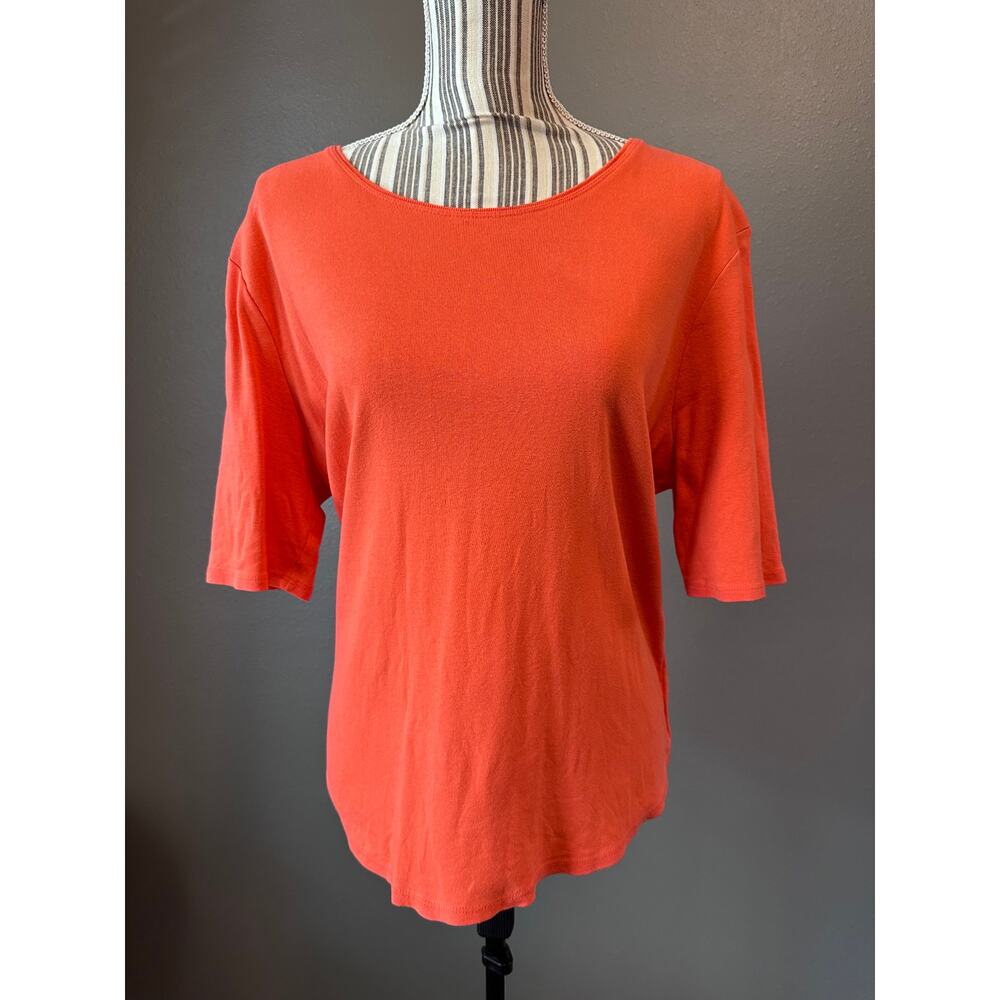 Time and Tru Womens XXL Coral Tee Short Sleeve Basic Casual Top